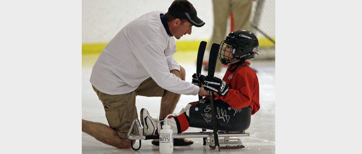 BORP's youth Sharks Sled Hockey Team compete at the 2018 Disabled