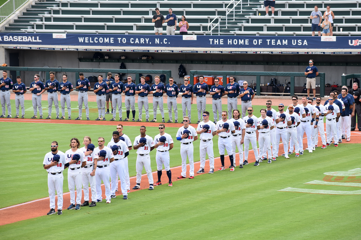 Photos USA Olympic Baseball Team Tallies 3 Wins Before Tokyo CaryCitizen